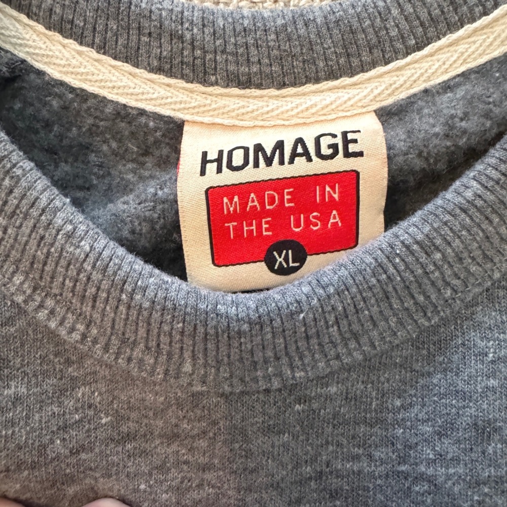 HOMAGE Dayton Flyers Crewneck Sweatshirt Men's XL Made in USA - Picture 4 of 8